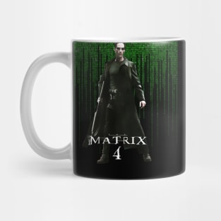 Resurrections Matrix 4 Mens Neo Shirt Neo, Morpheus and Trinity Keanu Reeves Mug